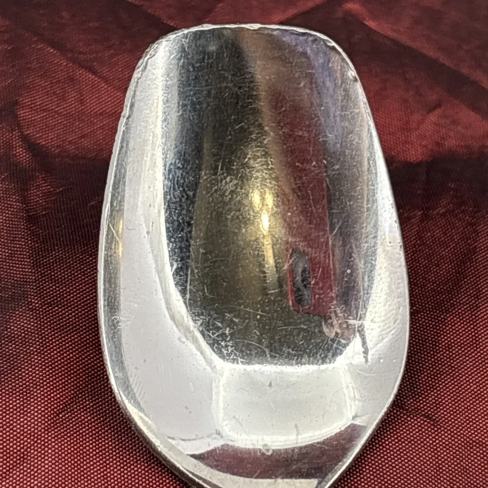 Atkins Stainless Steel Japan ABSTRACT Pattern Sugar Spoon And Butter Spreader